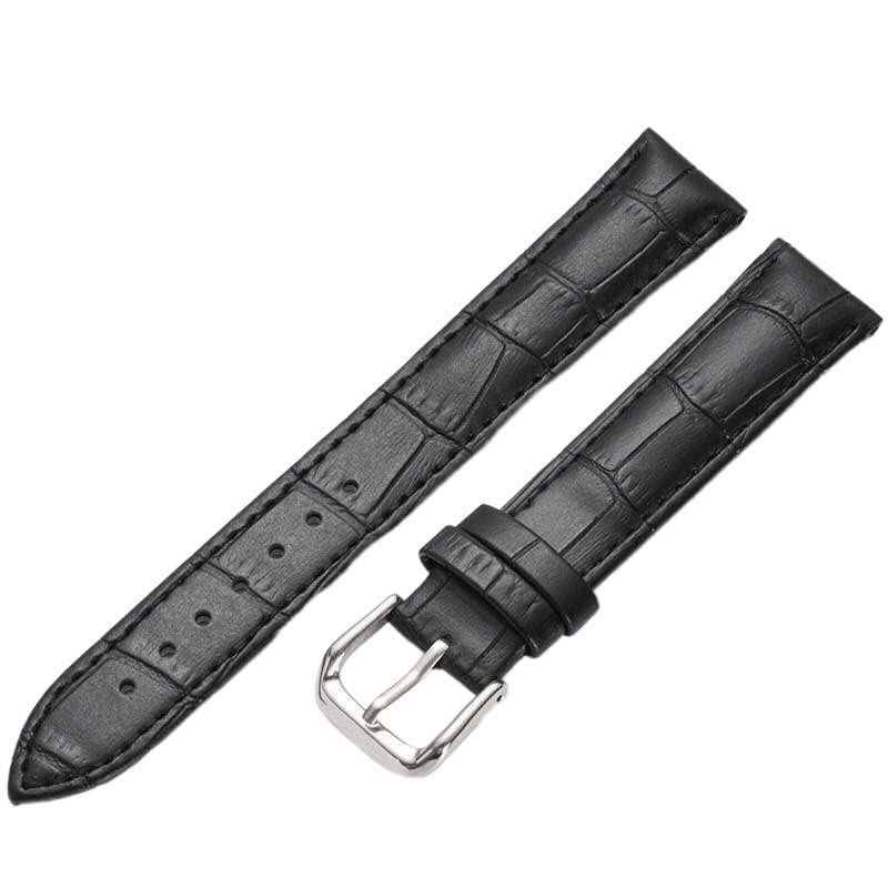 Bracelet Garmin Vivoactive 4 en cuir noir 22mm pour montre Venu 2