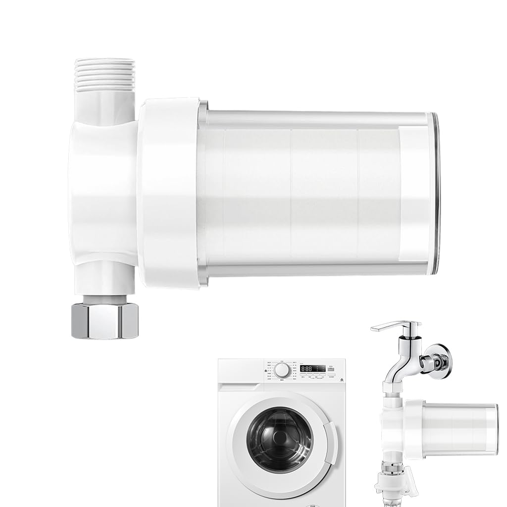 HASTHIP® Water Filter, 1/2''Twist-On Pipe Strainer, Nylon PA66 cover, PC bowl, 304 Stainless Screen (1/2'' 80 Mesh Male water filter)-image-25