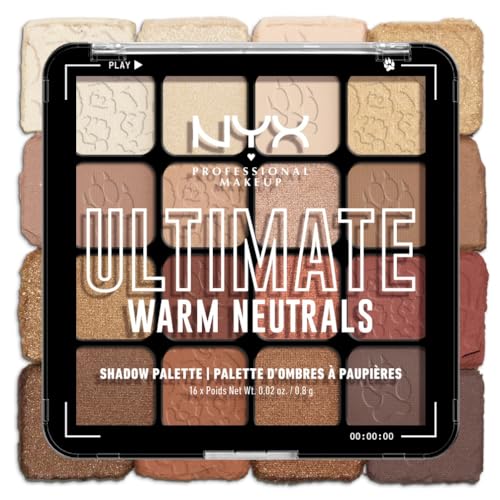 NYX Professional Makeup Palette de Fards à Paupières Ultimate Shadow,