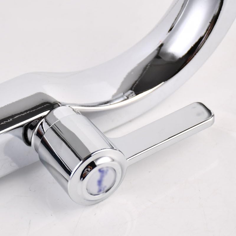 Robinet froid à interface universelle pour lavabo compact monotrou - 3