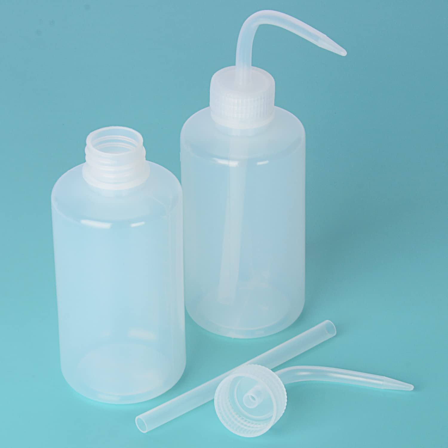 Bottiglie Per Lavaggio Chimico FunChem - 2 Da 1000 Ml In LDPE | Con Graduazione - Foto 6