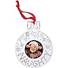 Primitives holiday photo ornament frame naughty  urban country home decor