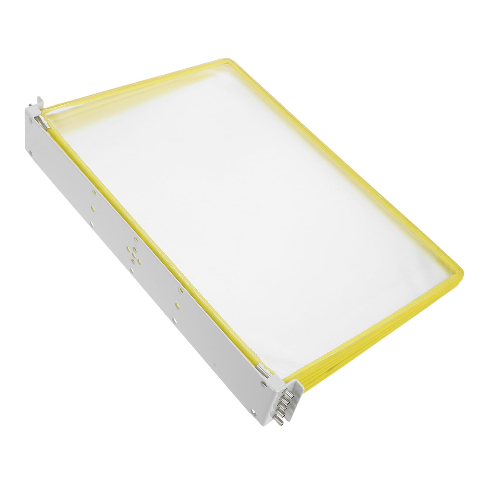 AYUWQZX Wall Display Unit, Wall Mounted Quick Access Document And Folder Holder, Yellow, 13.87x9.16x1.97 Inches