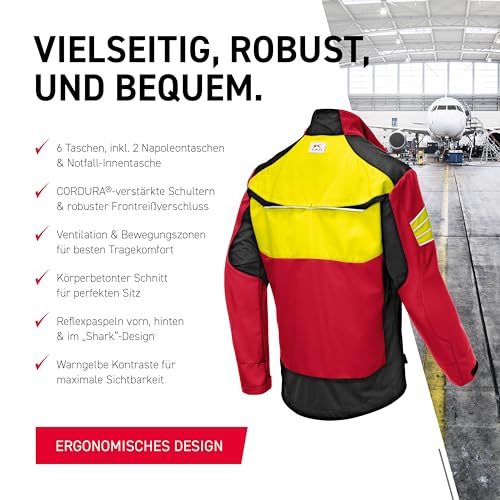 Foto von KÜBLER Workwear Forest Ultrashell Jacke | Forstjacke Herren mit CORDURA & Reflex-Elementen | Winddichte Schnittschutzjacke Herren | Atmungsaktive Forstjacke | Forstbekleidung | Forst Jacke