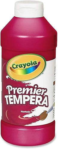 Miniatura 29 de Crayola Premier - Pintura al temple para niños, color blanco (16 onzas), suministros para el aula para niños, ideal para artes y manualidades,