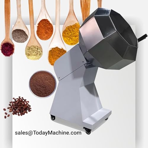 Close-up detail of the chili paste cooking pot mixer blades and pot