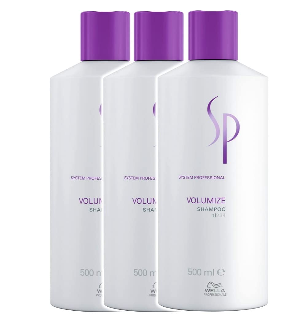 3er Wella Professionals SP Volumize Shampoo 500 ml