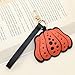 Leather Pumpkin Keychain, Pumpkin Charm for Autumn, Halloween & Thanksgiving Decorations, Handmade Handbag Accessory (Keychain)