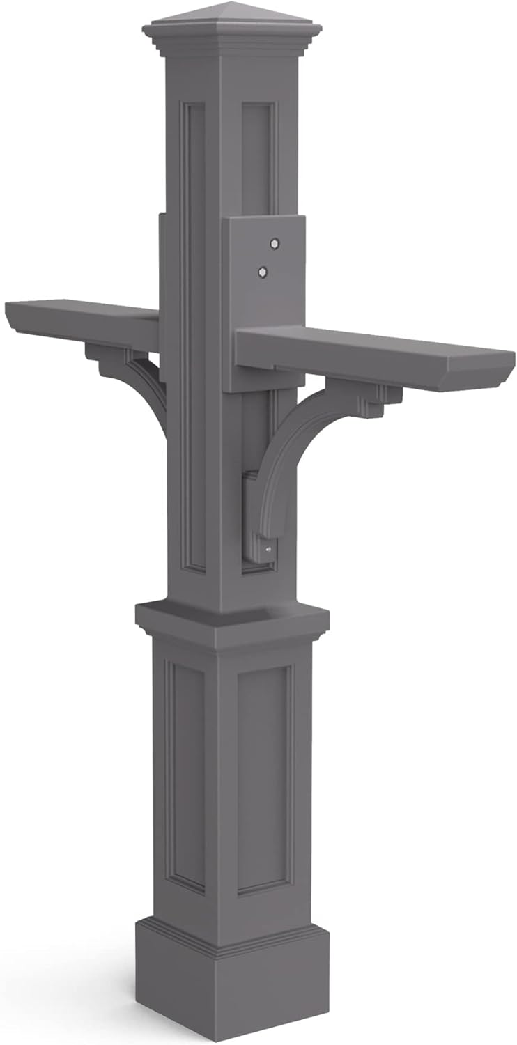 Mayne 5814-GRG Newport Plus Double Graphite Grey Mail Post