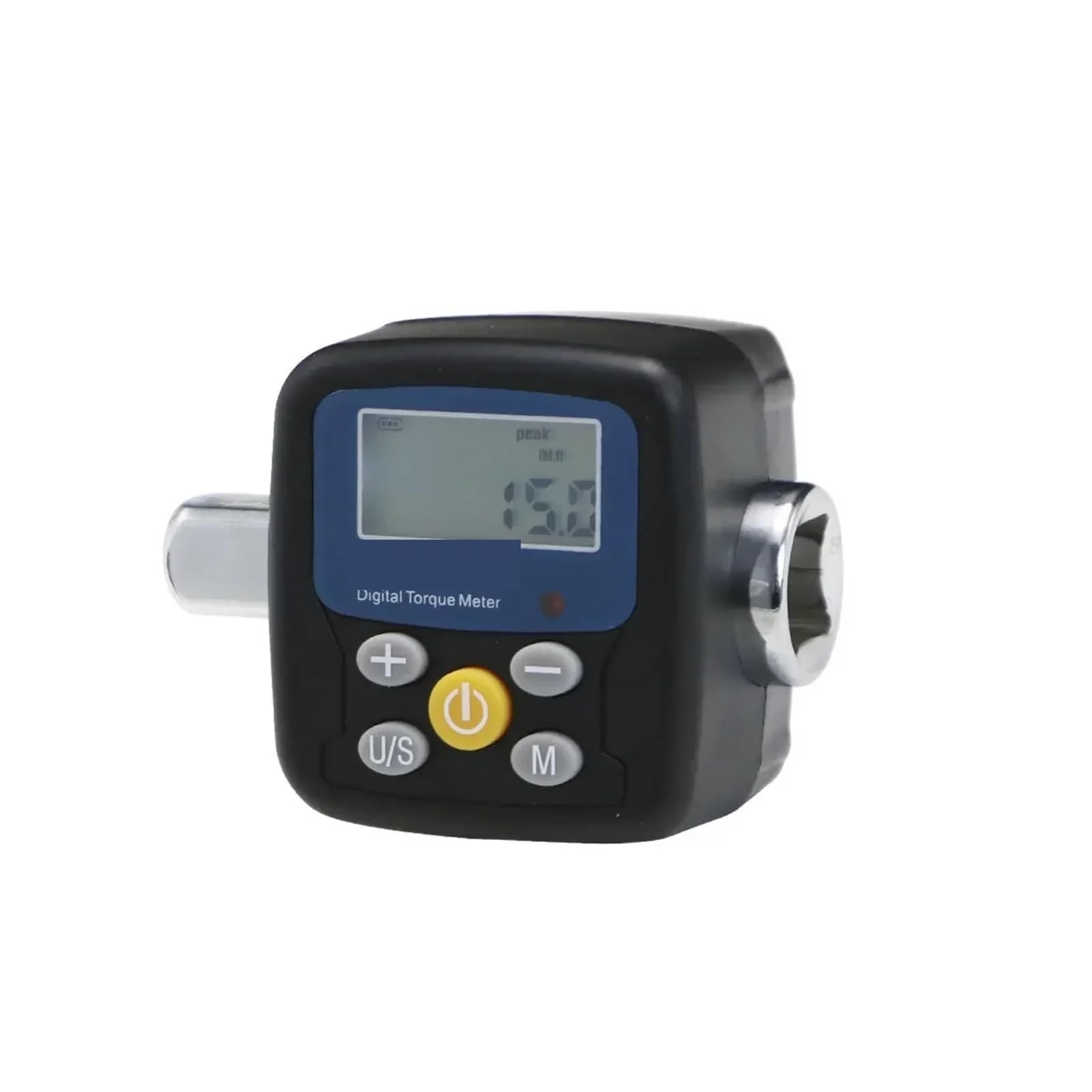 Gqnblvhzupdm Ancg-200N.m Digital Torque Meter 1/2” Drive Digital Torque Adapter For Bicycle Motorcycle Car Repair Set With 3/8" And 1/4" Adapters(Ancg-200N.m)