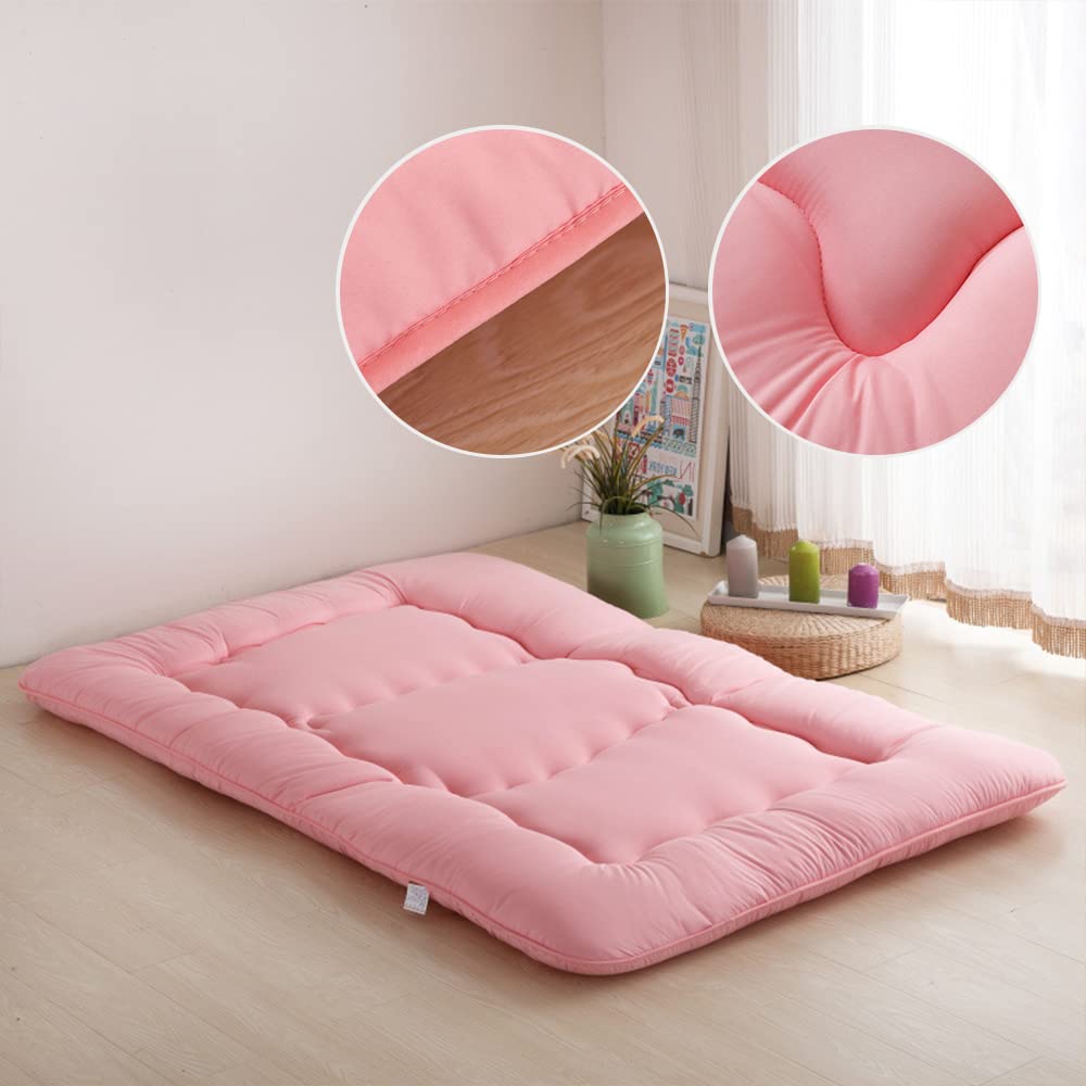 Générique MatelasMatelas futon Pliant Japonais Tapis de lit Tatami épais Matelas de Sol futon Japonais pour Adultes et Enfants Violet 90 x 200 cm