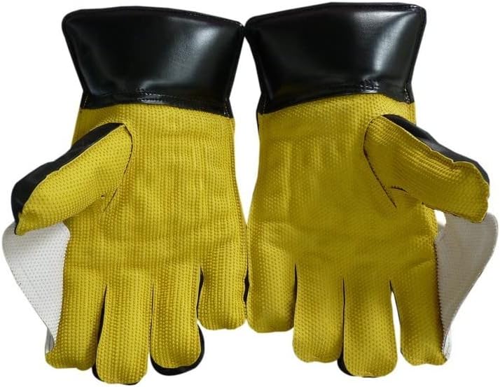 Cricket Wicket Keeping Gloves Practice Warrior Full Leather Size-Men Assorted Colour