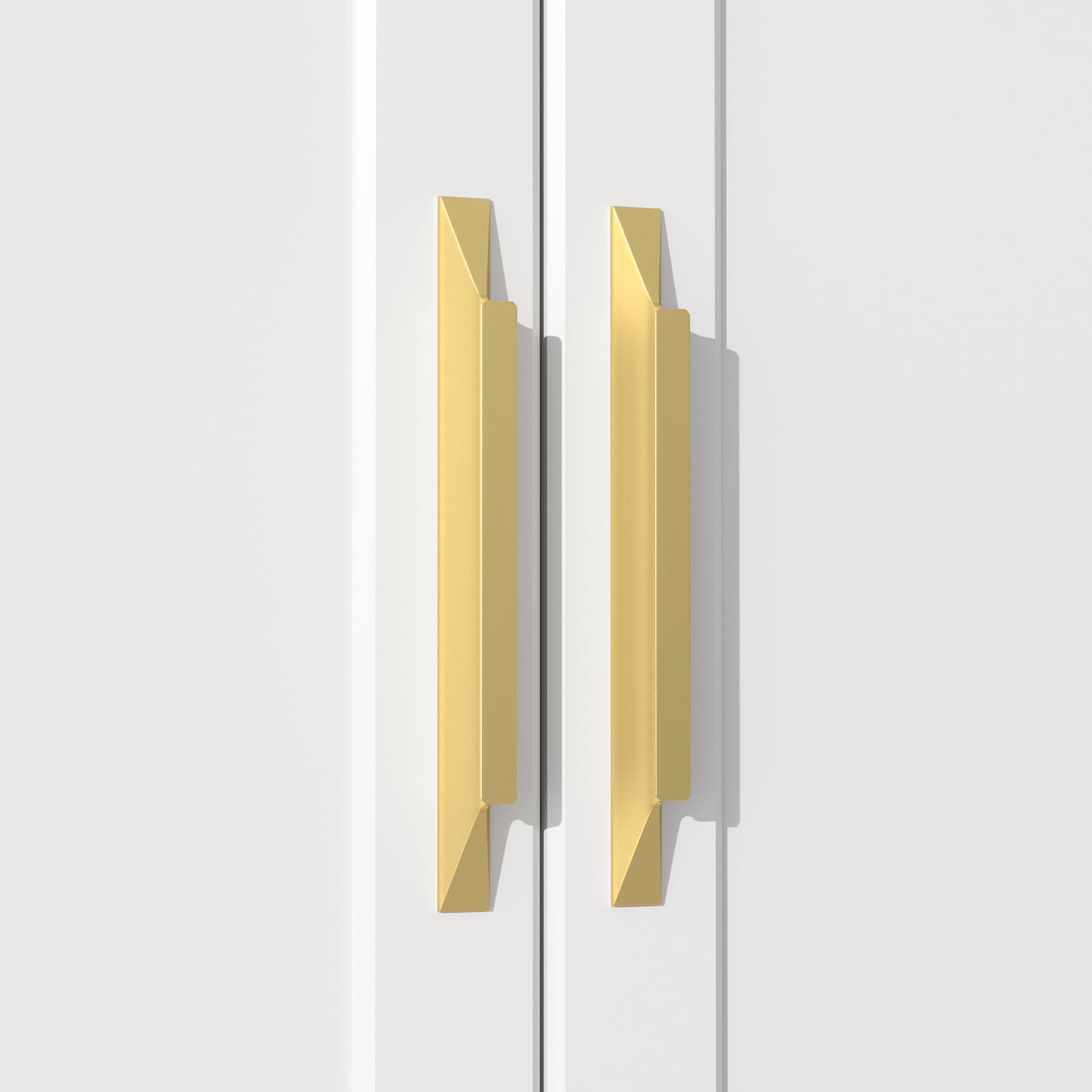 Goldenwarm Brushed Brass Finger Pulls
