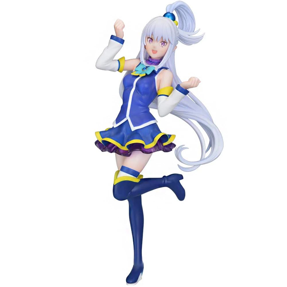 Zhongkaihua Re:0 - Figura de Emilia Aqua Outfit Anime Estatua de 20 cm de