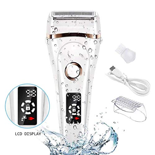 Navalha elétrica à prova d'agua carregamento usb display lcd