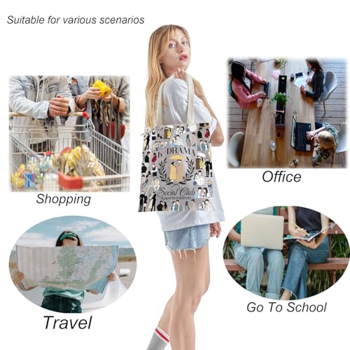 Bolsa Tote K-drama Social Club para amantes de drama miniatura 2