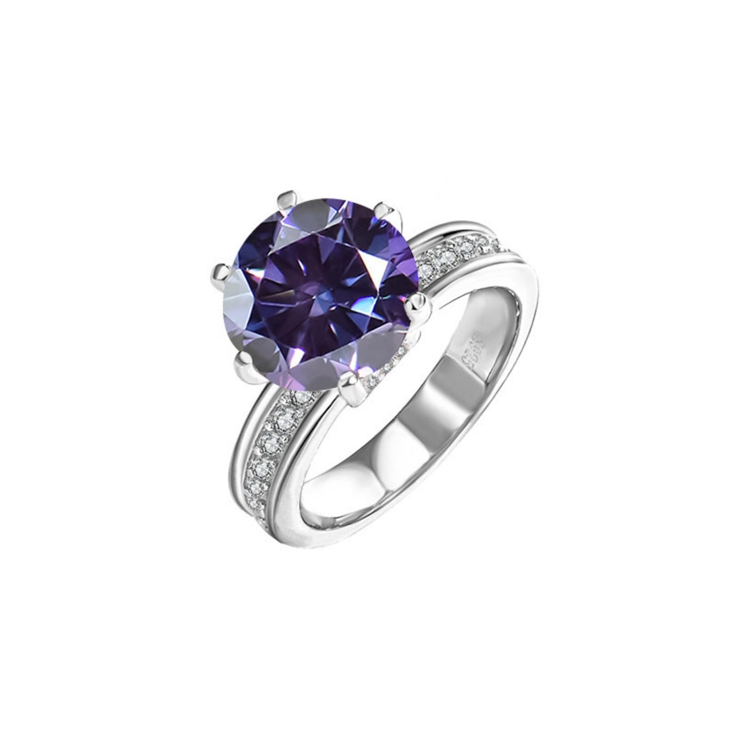 Bague moissanite rose 5 carats : l'éclat d'un diamant pur sans les inconvénients
