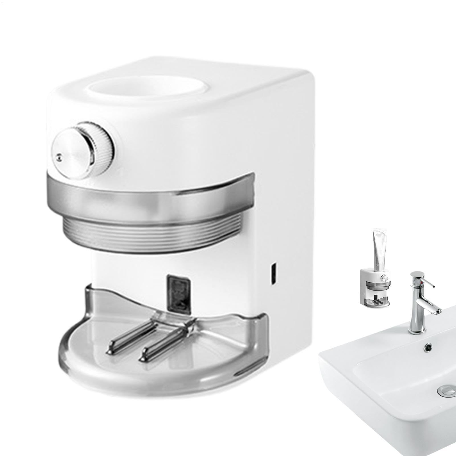Distributore di Dentifricio Accessorio da Bagno con Fissaggio a Parete | Spremi il dentifricio e portaspazzolino Per La Casa E Gli Interni, Bagno, Albergo, Dormitorio