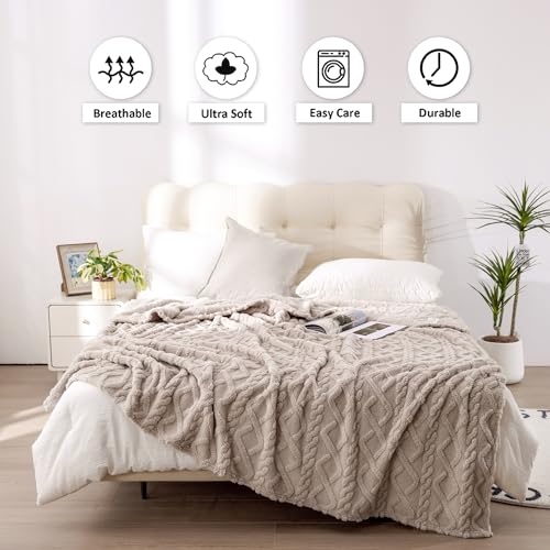 VANJOROY Fleece Blanket Large Throw for Sofa and Bed,400 GSM Lightweight Blanket - Image 3