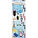Paper House Productions STCX-0089E Photo-Real Cardstock Stickers, 13" x 4", Swimming