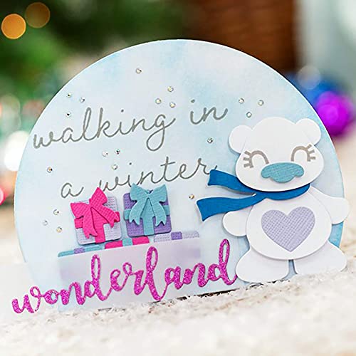 SpirWoRchlan Stanzmaschine Stanzschablone, Scrapbooking Prägeschablonen Stanzformen Schablonen Für Scrapbooking, Fotopapier, Karten, Handwerk Prägen DIY Herstellung Geburtstag Geschenk Cutting Dies Cover