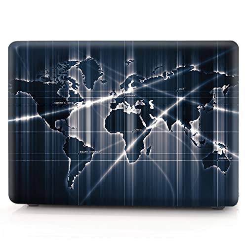 Carcasa MacBook Pro 16 M4 M3 antiarañazos con protector de teclado diseño mapa 3