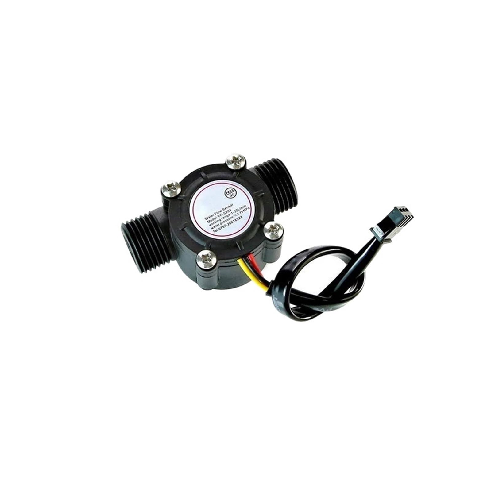DN15 Digitalanzeige Durchflussmengenregler 1/2" Wasserdurchflusssensor Magnetventil zur Steuerung und Anzeige des Flüssigkeitsdurchflusses