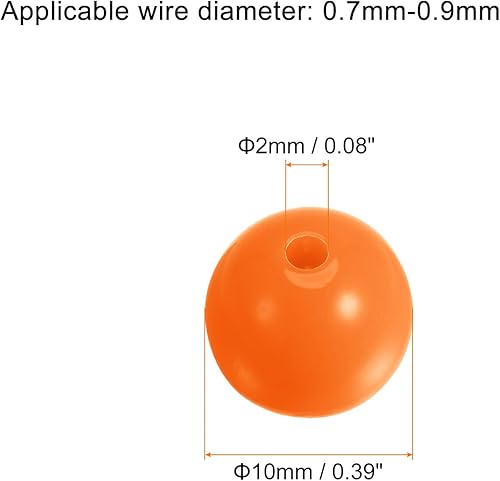 Miniatura 2 de HARFINGTON 900 cuentas redondas de acrílico de 0.394 pulgadas sueltas de burbujas para manualidades, colores dulces surtidos para manualidades,