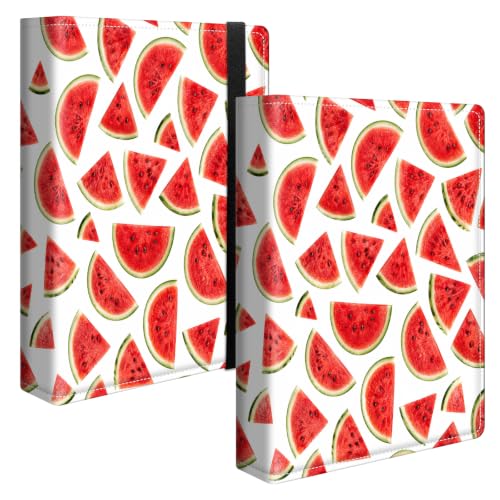 Image of Watermelon Photo Album 4x6 120 Pockets Photos with Strong Elastic Band, Small Mini Albums Sheet Protector Folder for Photos, Album for Family Wedding Anniversary Baby Women Men Vacation Gift