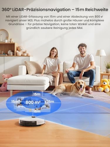 Lefant M2L Plus Saugroboter mit Wischfunktion – Ansicht 5