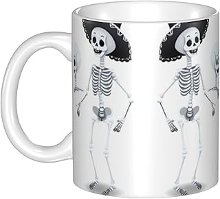Invisible Skeleton Printed mug ceramic Mugs for cappuccino, latte, cereal, yogurt, milk, hot or cold drinks Micro-wave oven