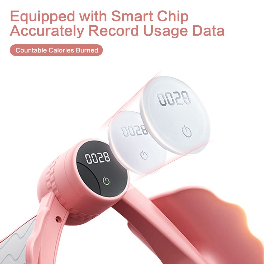 SJJ Hip & Pelvic Trainer, Thigh Master Thigh Exerciser, Pelvic Floor Trainer, 3 Counting Modes, 3 Force Modes, Home Gym Yoga Training for Women