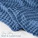 Utopia Bedding Wedgewood 100% Cotton Waffle Blanket 300 GSM [King - 90x108 Inch] Soft Lightweight Breathable Bed Blanket for All Season