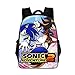 Sonic Zaino Junior per bambini Sonic The Hedgehog zaino, ragazzo, bambino, 3D Big Bag scuola, zaino da viaggio degli uomini, di Lady Anime Laptop Indietro