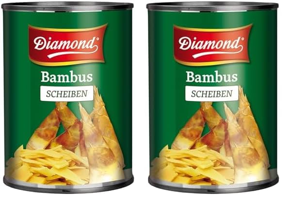 Diamond Brotes De Bambú, Rodajas - 540 g (Paquete de 2)