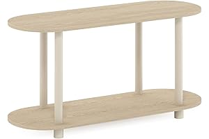 Furinno Turn-N-Tube Beige Side Table