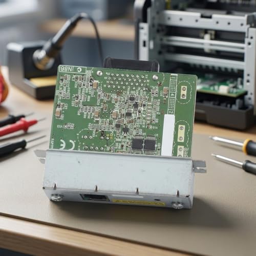 Tarjeta de Red Ethernet UB-E02 para impresoras TM-T88III T88IV J7000 - Adaptador LAN rj45 10/100Mbps para actualización de sistema POS placa PCB tamaño estándar miniatura 4