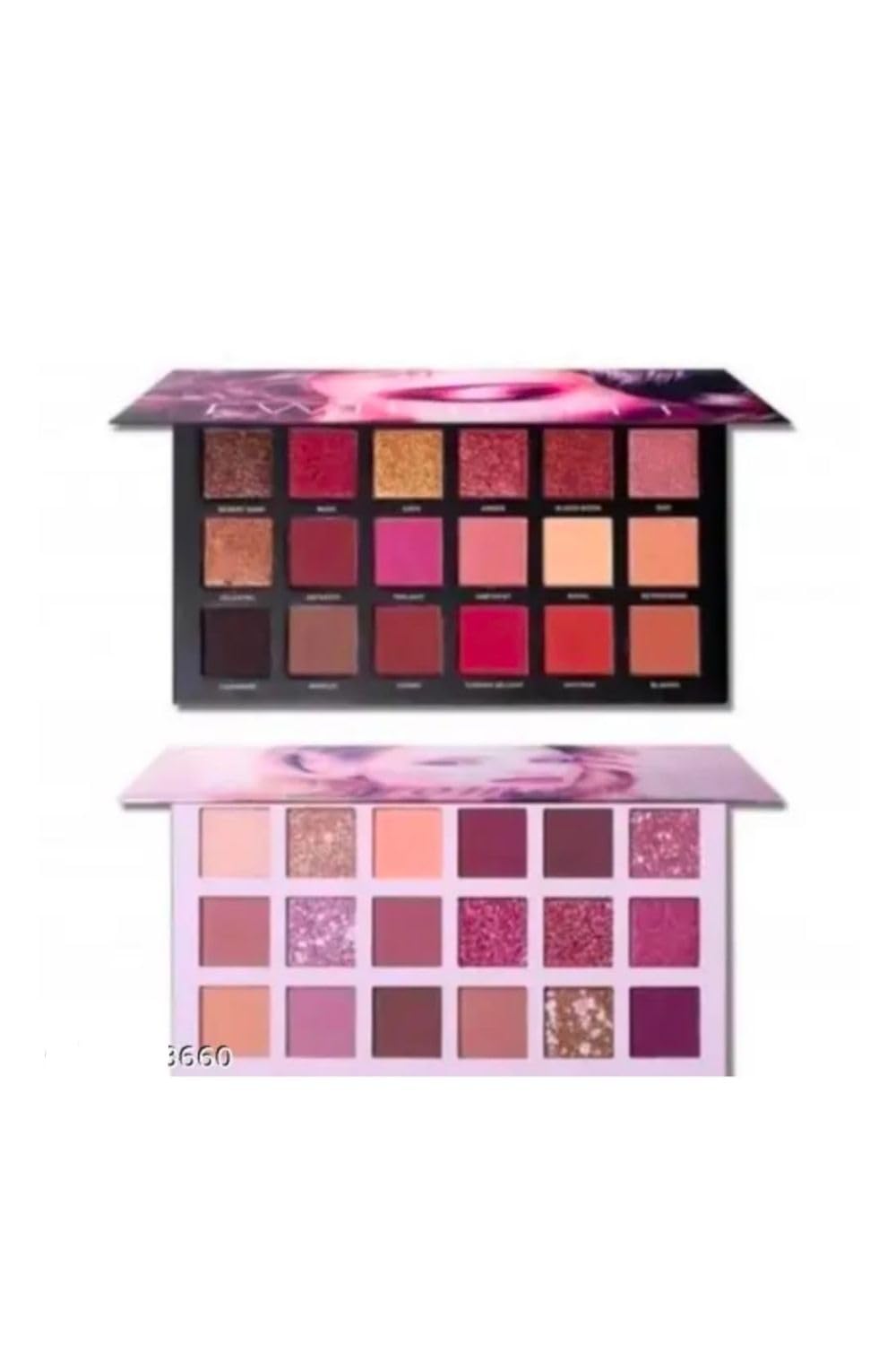 Rosegold and Nude Eyeshadow Palette Duo, 36 Shades, Matte, Shimmer and Glitter Finish, Highly Pigmented, Travel-Friendly-image-24