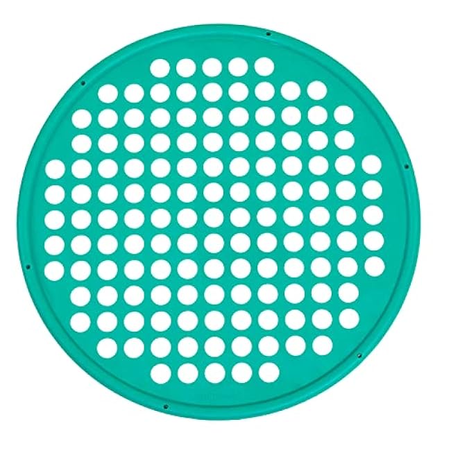 CanDo Hand Exercise Webs for Physical Therapy, Grip Strengthening, and Hand, Finger, Wrist Resistance Workouts, Portable Size, Low Powder, 14 Diameter, Green: Medium