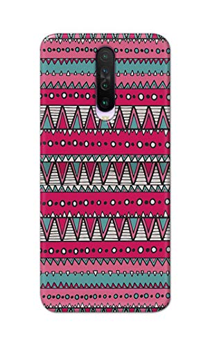 Image of Printed Hard Back Cover Case for Mi Poco X2 Back Cover (Geometric Vintage Pattern) -1803