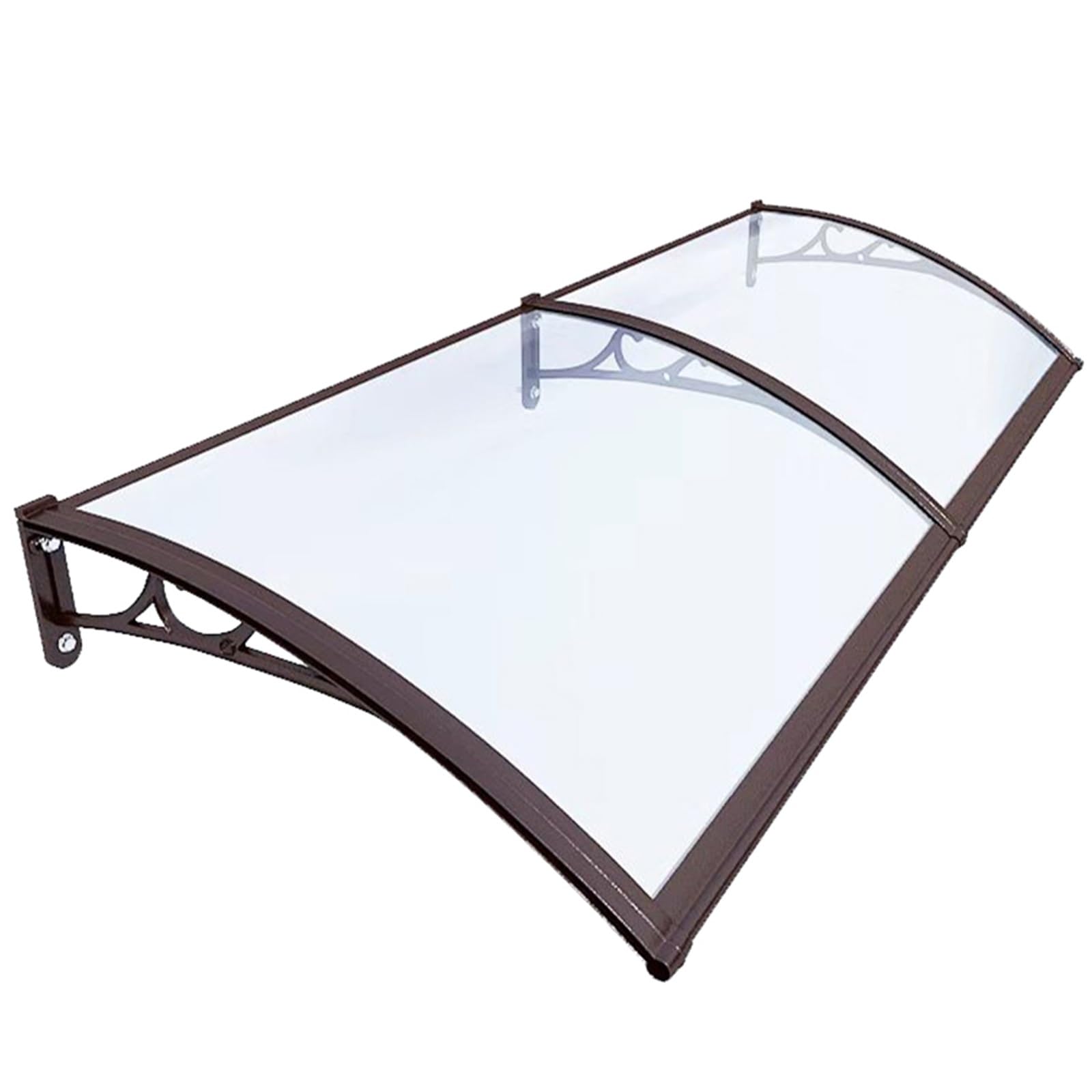 Auvent de porte d'entree haut de gamme marquise de protection robuste en polycarbonate premium
