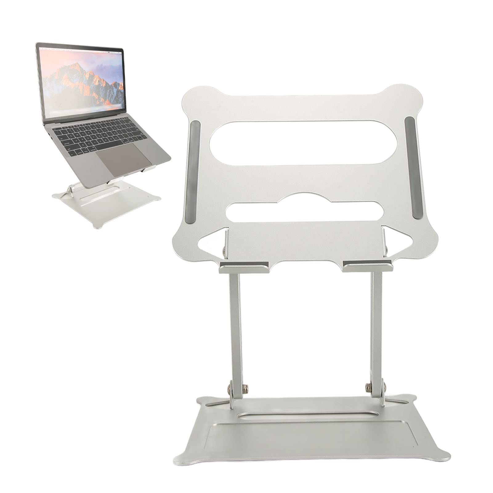 Podstawka pod laptopa Podstawka pod komputer Podstawka pod laptopa Przenośna składana podstawka chłodząca ze stopu aluminium o regulowanym kącie do domowego biura