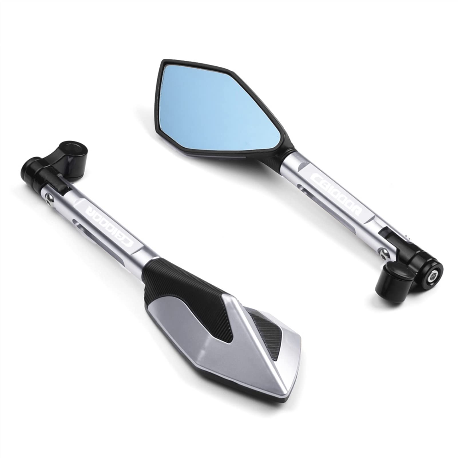 Per Honda CB1000R CB 1000R 2008-2020 2021 Moto Triangolo Specchietto Retrovisore In Alluminio Di CNC Blu Anti-riflesso Lente Laterale Specchietti Retrovisori Con Logo regolabile ( Colore : Oro