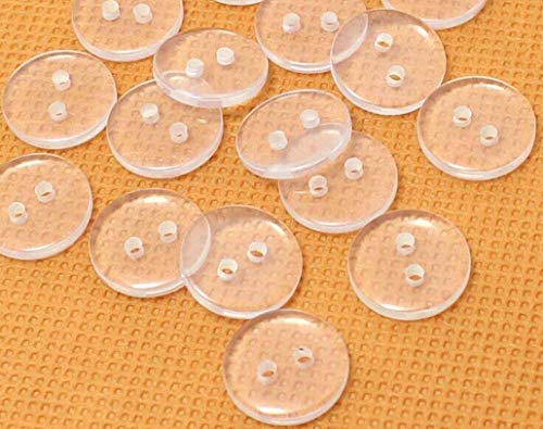 100Pcs Bottoni in Resina per Abiti - 2 Fori