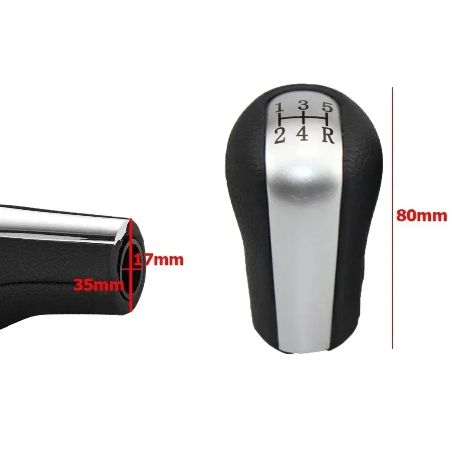 Leva Cambio Auto Compatibile Con Toyota Per Vitz 1999 2000 2001 2002 2003 2004 2005 5/6 Speed ​​Gear Stick Pomello Del Cambio Leva Bastone Ghetta Boot Cover