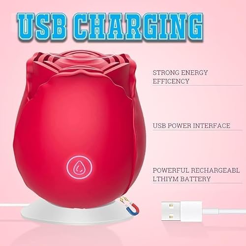 image for Autlet 2023 New Rose Sex Stimulator for Women, Quiet 10 Speed Adult To