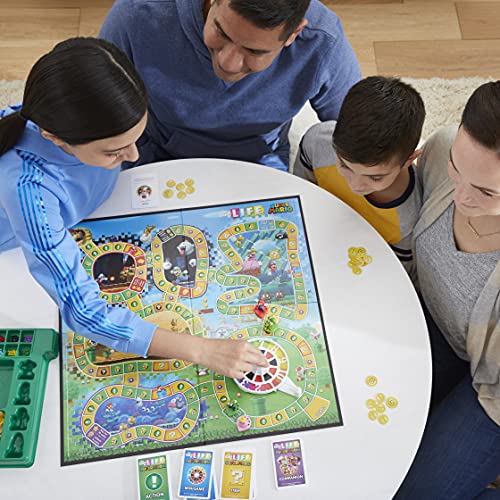 Hasbro Das Spiel des Lebens Super Mario Brettspiel für Kinder ab 8 Jahren, Minispiele spielen, Sterne sammeln und gegen… – Bild 8