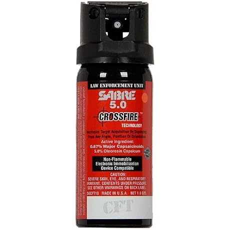 Compact 5.0 Crossfire Sabre Red Pepper Spray