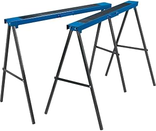 Draper Caballetes plegables 52072, 1000 mm x 800 mm, par, color azul