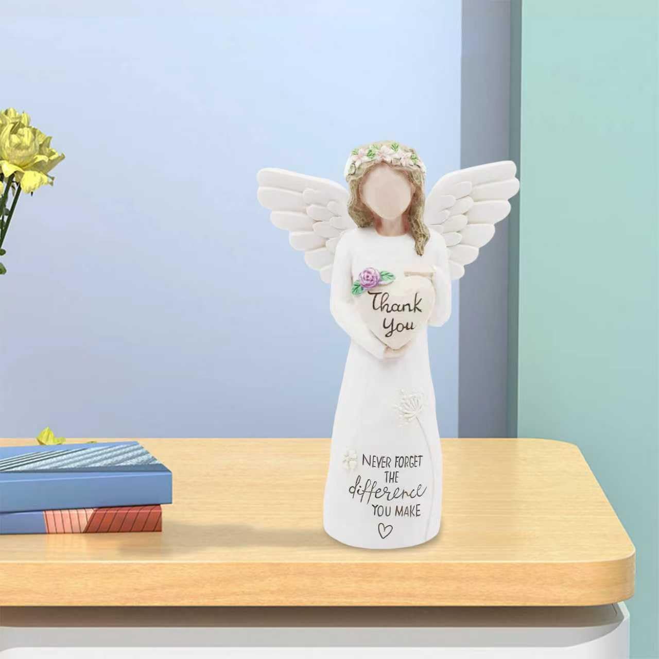 Thank You Gifts for Women, Nurses, Coworkers, Friends,Teachers-Thank You Angel Figurine with Sentimental Message, Appreciation Gifts, Inspiration Gifts, Sculpture - Image 3